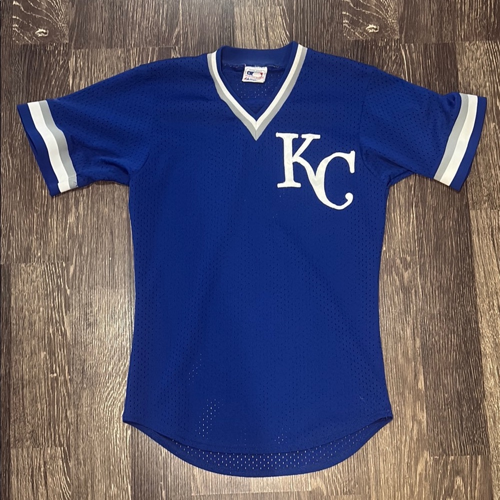 Vintage Kansas City Royals Jersey Majestic Size Medium